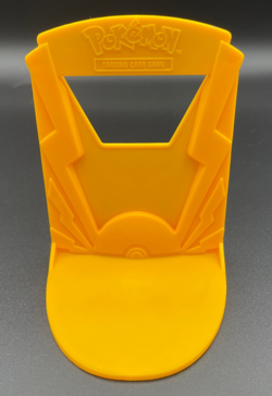 Pokemon Burger King Yellow Stand Trading Card Game Holder Display Preowned - Image 1