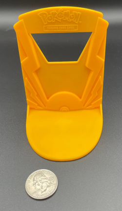 Pokemon Burger King Yellow Stand Trading Card Game Holder Display Preowned - Image 2
