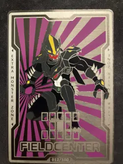 Masked Hero Dark Law Metal Field Center Yu-Gi-Oh! Card 012/100 - Image 1