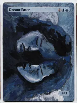 Dream Eater Altered Art Mtg Hand Painted Card Commander - Image 1