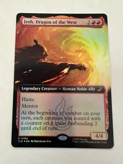 Iroh, Dragon of the West Avatar FOIL Extended Art Magic The Gathering MTG Card - Image 1