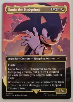MTG: Magic the Gathering Secret Lair Sonic Hedgehog Friends and Foes Set of 8 NM - Image 2