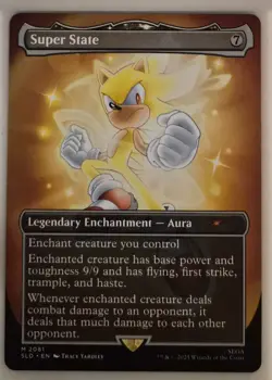 MTG: Magic the Gathering Secret Lair Sonic Hedgehog Friends and Foes Set of 8 NM - Image 4