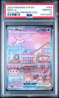 2023 Pokemon Svp Black Star Promo #053 Mew Ex 151 Ultra-Premium Coll PSA 10 - Image 1
