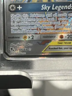 2019 Pokemon SM Hidden Fates Moltres & Zapdos ArticunoTag Team #66/68 PSA 9 - Image 5