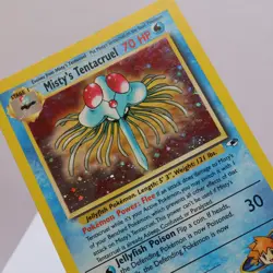 Pokemon TCG - Misty's Tentacruel 10/132 Gym Heroes Holo Rare WOTC 1999 - EXC - Image 1