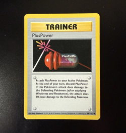 PlusPower - Shadowless - 84/102 Base Set - Pokemon TCG - 1999 - Image 1