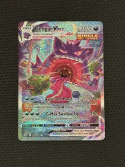 Pokemon Gengar VMAX Alternate Art Secret Rare Holo 271/264 Fusion Strike - Image 3