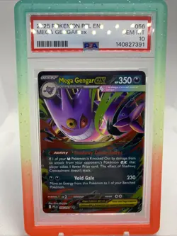 PSA 10 Gem Mint Mega Gengar EX Pokemon Mega Evolution Double Rare 056/094 (B) - Image 2