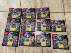 Pokemon, Lot of 11, 2-Pack Blister [Raikou] (3-tab) New Sealed - Image 1