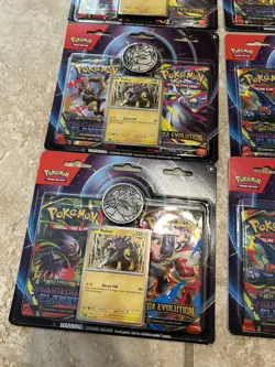 Pokemon, Lot of 11, 2-Pack Blister [Raikou] (3-tab) New Sealed - Image 2