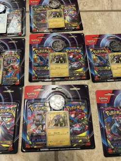Pokemon, Lot of 11, 2-Pack Blister [Raikou] (3-tab) New Sealed - Image 5