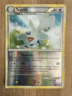 Togetic 39/90 HS Undaunted Uncommon NM Pokemon Reverse Holo DMG - Image 1