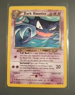 Dark Haunter 36/105 Neo Destiny Regular Pokemon TCG LP - Image 1