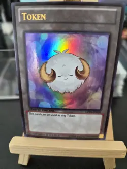 White Sheep Token LC04-EN008 NM Ultra Rare Rainbow Water Color Art YuGiOh Promo! - Image 1