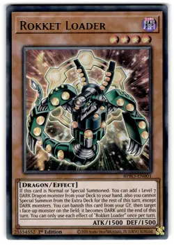YUGIOH ROKKET LOADER ULTRA RARE NM BPRO-EN001 - Image 1