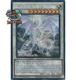 Yugioh! 1x Blue-Eyes Spirit Dragon RA02-EN030 Collector's Rare 1st Ed NM - Image 1