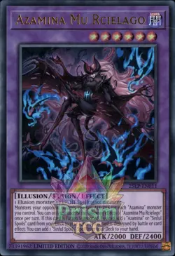 Azamina Mu Rcielago ultra rare 25LP-EN011 Yugioh - Image 1