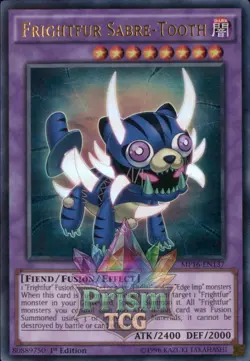 1st ed Frightfur Sabre-Tooth ultra rare MP16-EN137 Yugioh - Image 1