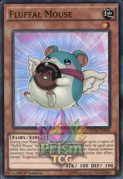 1st ed Fluffal Mouse super rare MP16-EN056 Yugioh - Image 1