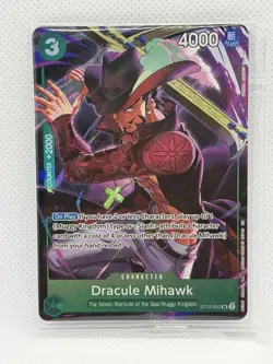 Dracule Mihawk ST12-003 Illustration Box Vol 4 NM English One Piece Promo Sealed - Image 1