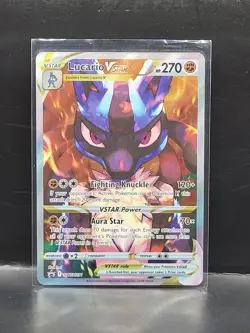 Lucario VSTAR SWSH291 SWSH: Sword & Shield Promo Cards Holo Alt Art Near Mint - Image 1