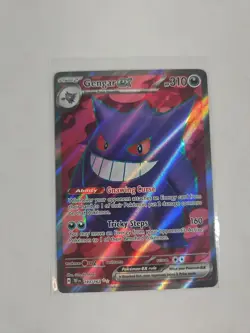 Pokemon Gengar EX TCG Full Art Ultra Rare Holo Card 193/162 Temporal Forces - Image 1
