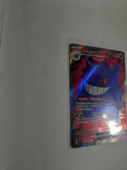 Pokemon Gengar EX TCG Full Art Ultra Rare Holo Card 193/162 Temporal Forces - Image 2