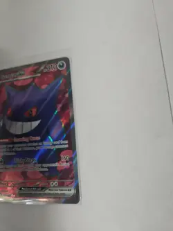 Pokemon Gengar EX TCG Full Art Ultra Rare Holo Card 193/162 Temporal Forces - Image 3