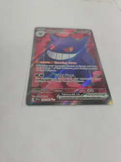 Pokemon Gengar EX TCG Full Art Ultra Rare Holo Card 193/162 Temporal Forces - Image 4