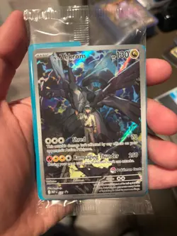 Pokemon N’s Zekrom 031 Promo Pokemon Center Stamped SEALED Two Cards W/ Dividers - Image 1