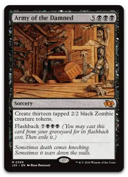 Army of the Damned #399 (NM) Foundations Jumpstart J25 Magic MTG - Image 1