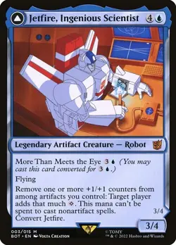 Jetfire, Ingenious Scientist - BOT 003 NM - MTG Magic - Image 1