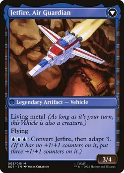 Jetfire, Ingenious Scientist - BOT 003 NM - MTG Magic - Image 2
