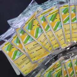 LOT OF 20 PCS 2024 POKEMON INDONESIAN SV-P #101 PIKACHU IN BATIK BERKEMEJA BATIK - Image 4