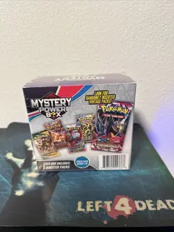 ✨Pokemon Mystery Power Box Chase Pack Seeded 1:10 (5 Booster Packs) NEW SEALED✨ - Image 3