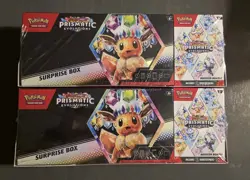 Pokemon Prismatic Evolutions Surprise Box & Booster Bundle Sams Club - LOT Of 2 - Image 1