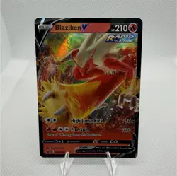 Pokemon Blaziken V Ultra Rare 020/198 Chilling Reign Rapid Strike Full Art Holo - Image 1