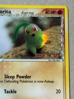 Pokemon EX Dragon Frontiers Chikorita 44/101 Reverse Holo/Stamped - Image 3