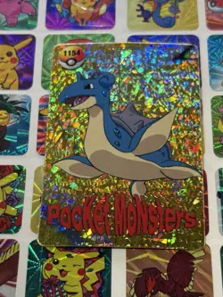 Pokemon Vintage Pocket Monsters Vending HOLO Prism Sticker 1999 Bandai Nintendo - Image 3