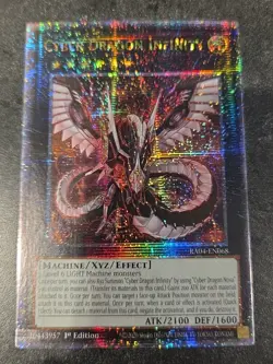 Cyber Dragon Infinity Ra04-en068 Quarter Century Secret 1st Edition - Yu-Gi-Oh - Image 1