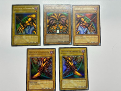 USA Seller Yugioh Exodia The Forbidden One SET ORIGINAL LOB-124 Ultra Rare MP - Image 1