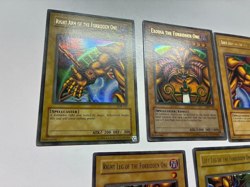 USA Seller Yugioh Exodia The Forbidden One SET ORIGINAL LOB-124 Ultra Rare MP - Image 2