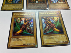USA Seller Yugioh Exodia The Forbidden One SET ORIGINAL LOB-124 Ultra Rare MP - Image 4