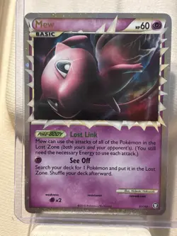 Pokemon Mew Prime TCG Card Triumphant Ultra Rare 97/102 - Image 4