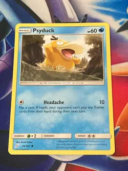Psyduck 26/181 Basic Common Pokemon Trading Card NM - Image 1