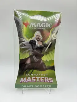 Magic the Gathering MTG Commander Masters DRAFT Sleeved Booster Pack [20 Cards] - Image 1