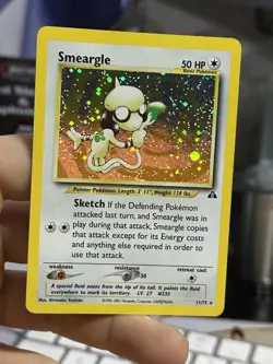 Smeargle 11/75 Neo Discovery 2001 Holo Rare WOTC Pokemon Card TCG - Image 3