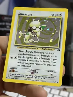 Smeargle 11/75 Neo Discovery 2001 Holo Rare WOTC Pokemon Card TCG - Image 5