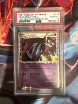 Dragapult (Prime) SWSH132 SWSH: Sword & Shield Promo Cards Holo PSA 10 - Image 1
